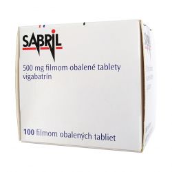 Сабрил (Вигабатрин) таблетки 500мг №100 (100 таблеток) в Вологде и области фото