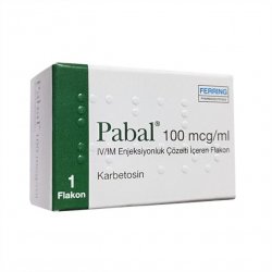 Пабал (Карбетоцин) р-р д/в/в и в/м введ 100мкг/мл амп 1шт в Вологде и области фото