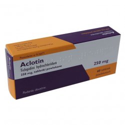 Аклотин (Тиклопидин, Тикло) 250мг 60шт в Вологде и области фото